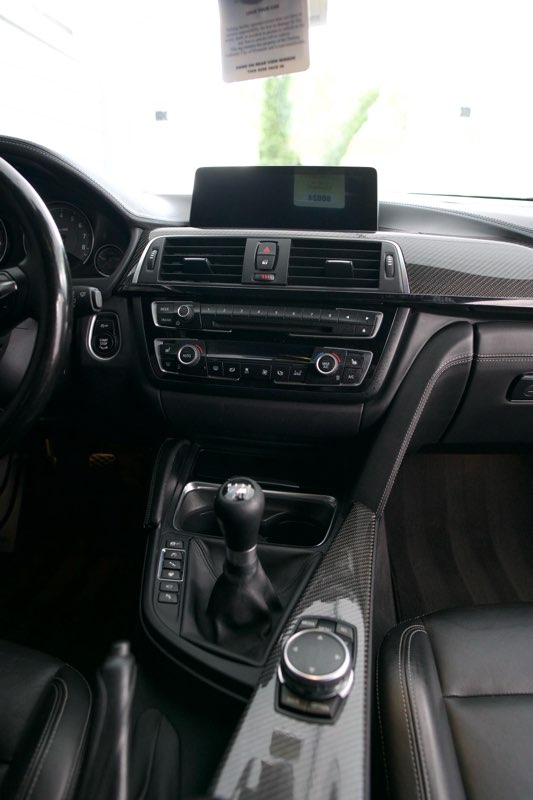 BMW interior detail